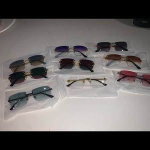 Bevel Edged Rimless Glasses - HMU For Prices